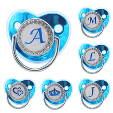 Blues, personalizedpacifier, babypacifier, Silicone