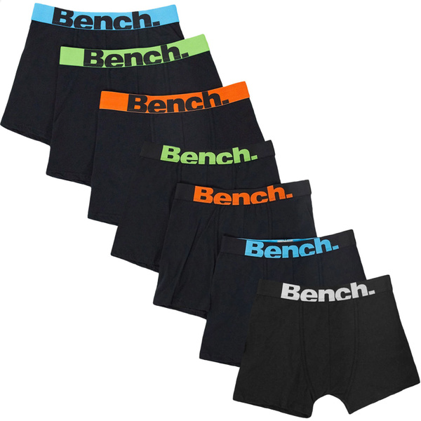 Bench Mens Diego 7Pack Logo Waistband Underwear Boxers Boxer Shorts
