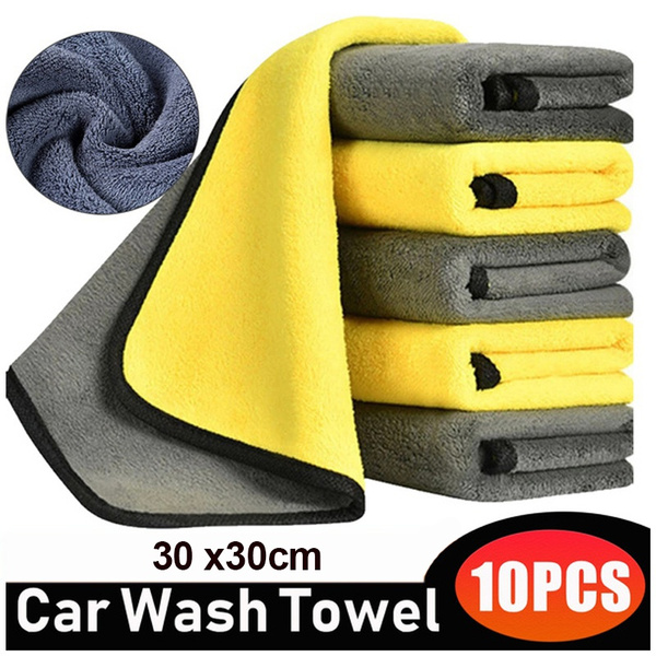 10/5PCS Super Absorbent Car Washing Towel Cleaning Drying Rag Cloth Car