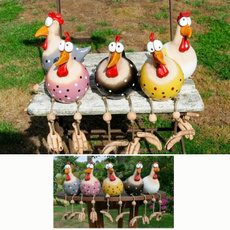 cute, chickengardendecoration, eye, Garden