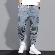 Fashion, pants, Denim, Loose