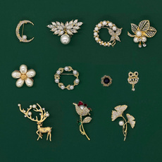 butterfly, Plants, brooches, lapelbrooch