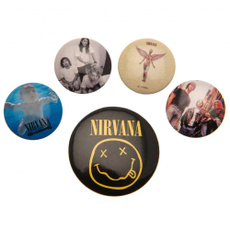 nirvana, unisexadult, button, Accessory