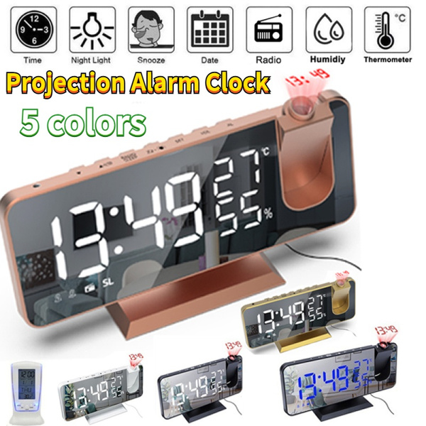 2022 New Upgrade FM Radio LED Digital Smart Alarm Clock Watch Table