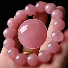 pink, quartz, Jewelry, Elastic