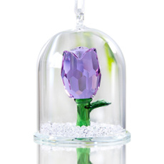 crystal pendant, Flowers, Rose, Gifts