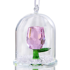 crystal pendant, Flowers, Rose, Gifts