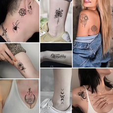 tattoo, Flowers, temporarytattoosticker, cute