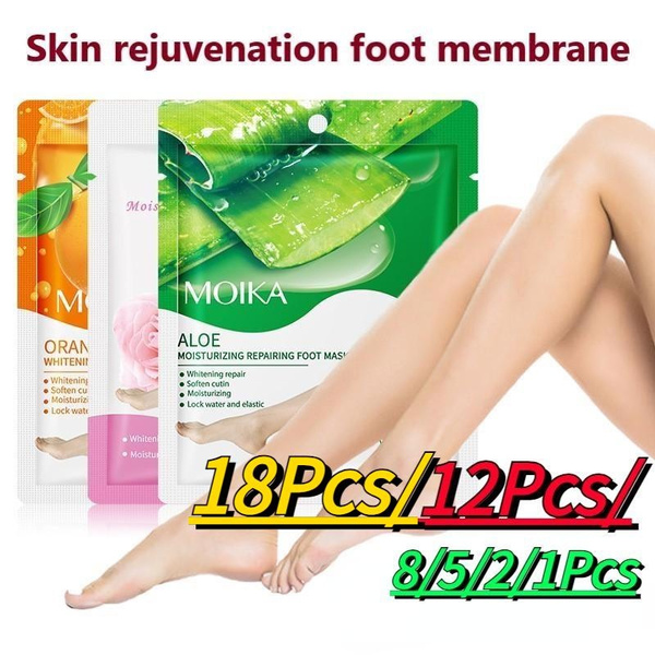 18/12/8/5/2/1PcsExfoliating Skin Rejuvenating Foot Film Rose Aloe ...