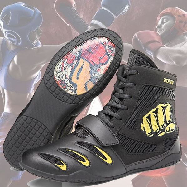 New Fitness Shoes Boxing/Wrestling Shoes Indoor Fighting Competition