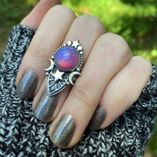 Goth, Star, Engagement Ring, celestialring