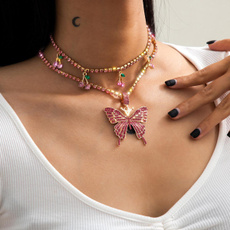 butterfly, Fashion, Jewelry, Crystal