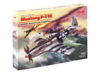 WWII 1/48 plastic model scale kit ICM 48154 Mustang P-51K USAF Fighter 