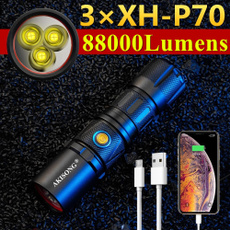 Flashlight, xhp70, Outdoor, led