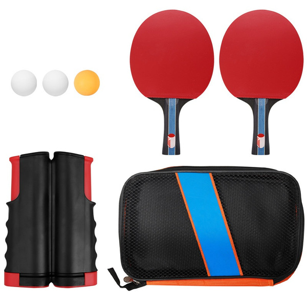 TABLE TENNIS GAME INDOOR PORTABLE TRAVEL PING PONG BALL SET EXTENDABLE XMAS GIFT 