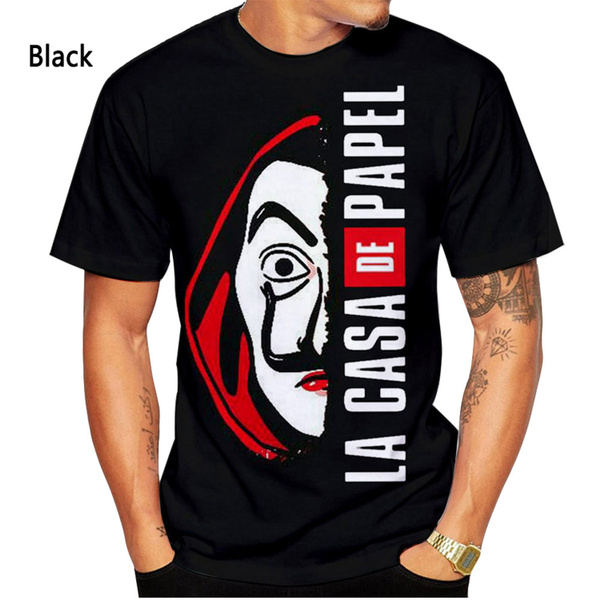 Summer fashion TV series La Casa De Papel 3D printing T shirt Money Heist T shirt men s and women s casual short sleeved T shirt