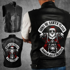 motorcyclevestleather, Vest, Motorcycle, Christmas