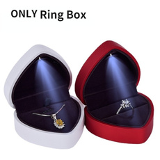 Box, Heart, velvet, Jewelry