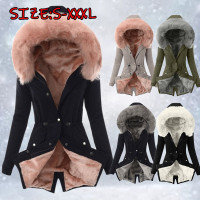 fur hood coat womens