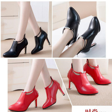 ankle boots, causalshoe, fashion women, High Heel Shoe