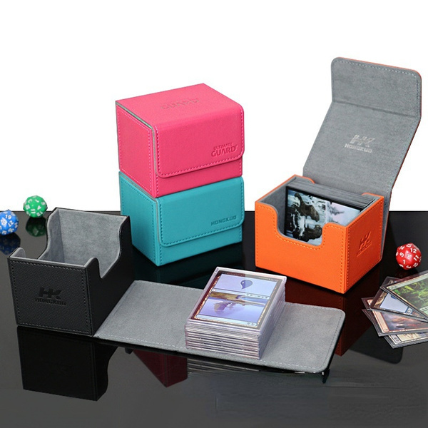 100+Cards capacity Flip Side Insert Card Collection Box for Magic Card