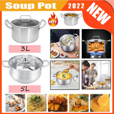 Steel, Kitchen & Dining, Stainless Steel, cookingpot