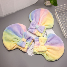 headcap, quickdryingshowercap, Bathroom Accessories, rainbow