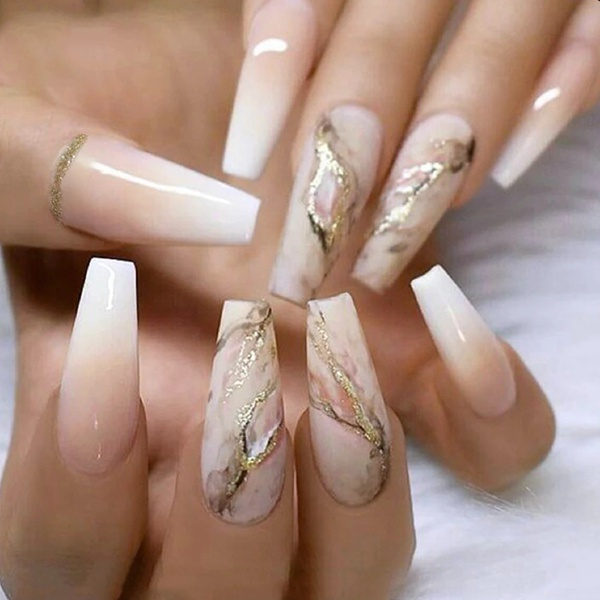nail decoration, ballerina, Fashion, nail tips