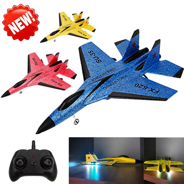 New SU-35 RC Remote Control Airplane 2.4G Remote Control Fighter Hobby ...