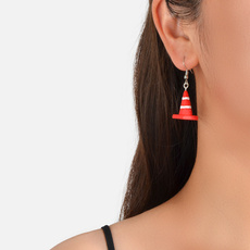Earring, Pendant, Red, Jewelry