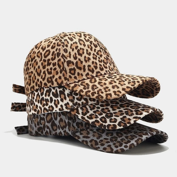 New Fashion Leopard Print Baseball Cap For Women Men Cowboy Hats Wish