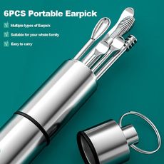 Steel, earpickcleaner, earspoon, Tool