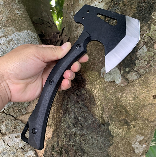 Outdoor Axe Multifunctional Firewood Axe Integrated Steel Outdoor ...