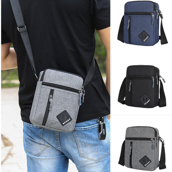 1PC Men's Messenger Bag Crossbody Shoulder Bags Small Sling Pack for