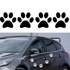 Funny, dogpaw, autosticker, Car Sticker