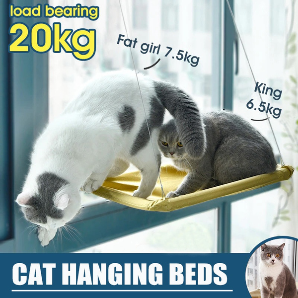 Cute Cat Hanging Beds Gatos Window Hammock Bearing 20kg Cama De