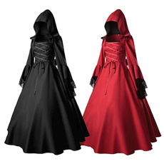 Goth, Lace, long dress, Dress