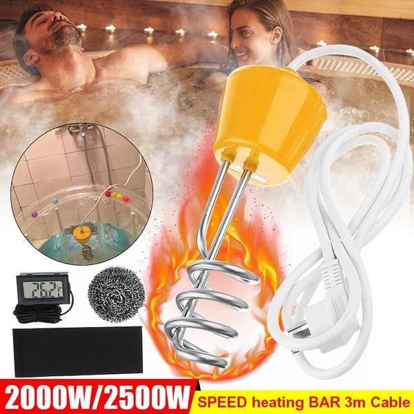 2000W/2500W Hot Floating Speed Hot Water Heater Immersion Heat Electric Element Boiler Bath Pool