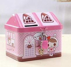 Box, cute, childrencartoonsavingscoinjarstoragebox, Gifts