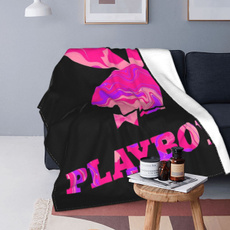 pink, Blankets & Throws, Anime & Manga, playboy
