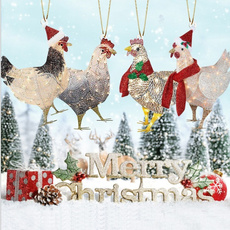 decoration, christmasscarfchickenpendant, Outdoor, Holiday