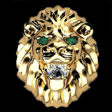 Head, Fashion, gold, 18k gold ring