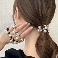 elasticheadband, Head, pearls, Elegant