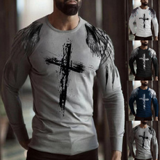 #fashion #tshirt, Long Sleeve, Long sleeved, Cross
