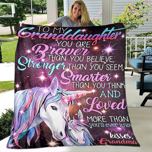 Granddaughter discount unicorn blanket