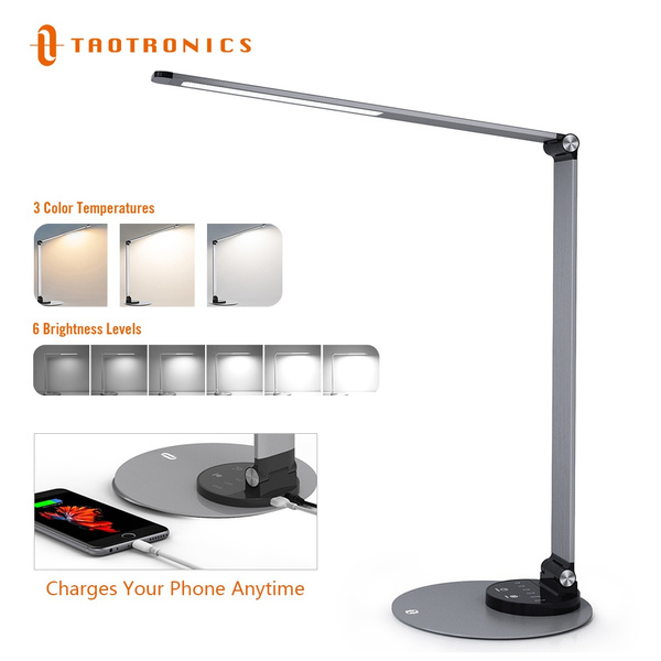 تؤكد اختصار مبلل  TaoTronics DL22 Lamp Aluminum Alloy Dimmable LED Desk Lamp 3 Color Modes  LED32 | Wish