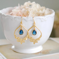 Blues, Dangle Earring, Jewelry, gold