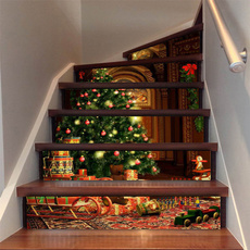 Christmas, stair, staircase, Tree