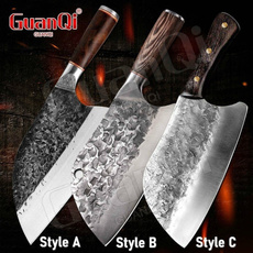 forgedkitchenknife, choppingknife, Handmade, steelknife