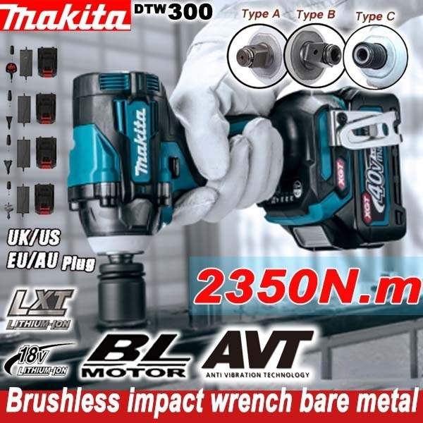 2022 New Highquality Makita DTW300 18V Impact Wrench 2350 N.m 1/2